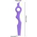 Eyeliner Stencils | Eyebrow and Eyelash Applicator Stencil Tool Portable Silicone Eyeliner Stencils Ruler Multifunctional Eye Makeup Tool for Eyeliner Eyeshadow Lipstick Purple - Buy Online on GoSupps.com