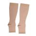 Zyyini compression stockings open-toe design skin color compression stocking easy to match clothing and time saving suitable for men women (xxl-xxl)