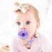 Ryan & Rose Cutie PAT Stage 2 Pacifier Teether in Orchid - 100% Silicone | BPA Free - Buy Online on GoSupps.com