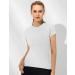 Loovoo Women Workout Shirts 2 Pack Crop Long Sleeve Short Sleeve | Athletic Compression Dry Fit Yoga Gym Tops - Black & White | Size Small - Buy Online on GoSupps.com