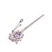 Shop Lurrose Rhinestone Hair Sticks | Vintage Crystal Butterfly Hairpins for Women & Girls - Purple - Buy Online on GoSupps.com