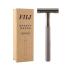 FIIJ Safety Razor handle is stainless steel and the head is zinc alloy Double Edge Safety Razor Blade Refills