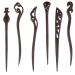 6 pieces of wood hair sticks vintage chinese hairpin women hair sticks traditional accessories wooden hair clips wooden hair chinese style hair sticks for women and girls