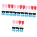 Doitool 60 Couple Love slip-resistant ear hook glasses stoppers ironing tips made of glass slipproof glasses hook anti-slip handles for sunglasses.