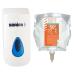 SORIFA - Dermécran SPF50+ sunscreen dispenser with 1 800 ml pouch - Face and body - Vegan & Ocean Friendly formula - Water resistant - From 3 years old - Made in France