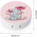 Buy Bagea-Ka Lovely Elephant Butterfly Flower Pattern Contact Lens Case Kit Eye Care Holder with Mirror Tweezers & Solution Bottle for Travel & Home - Buy Online on GoSupps.com