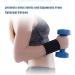 Compression Wrist Sleeves Brace for Men & Women - 2 Pairs | Tennis, Tendonitis, Carpal Tunnel Support | Medium Black Wrist Wraps - Buy Online on GoSupps.com