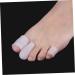 Bunion Toe Gel Protector Sleeves - 10pcs Silicone Rubber Bands for Men and Women - Hammer Toe Spacers - Toe Nail Patch - White Gel Splints - Buy Online on GoSupps.com