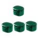 Frcolor 4 pieces Retainer storage box container for denture prostheses prosthesis cups with sieve travel prosthesis bath retainer cleaning case.