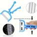 Handheld Facial Hair Epilator - Pain-Free Hair Removal for Eyebrows & Upper Lip | Smooth Skin Cleaner & Face Shaver | Portable Salon Home Beauty Tool - Blue - Buy Online on GoSupps.com