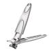 LearnLyrics Anti-Splash Nail Clippers Stainless Steel Nail Clippers Long Nail Clippers Portable Nail Clippers Nail Care Tools for Nail Silver