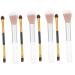 Hemoton 8 Pcs Makeup Brush Eyeshadow Eyebrow Brush Highlighter Brush Makeupbrushes Make up Sponge Stick Miss