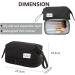 Buy Generic WQND Double Makeup Bag - Stylish Black Polyester for International Shipping - Buy Online on GoSupps.com