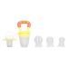 10-Piece Baby Food Feeder Pacifier Set | Soft Silicone Squeeze Spoon for Infants | Ideal for Fruits Milk & Vegetables | Safe & Gentle Feeding Solution - Buy Online on GoSupps.com