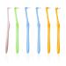 Dulspue insert brush fragrances brush end-fragrance rejuvenated trim trim toothbrush soft trimm toothbrush single compact interdental space brush for detail cleaning (6 pieces)
