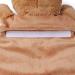 HomeTop Premium 2L Rubber Hot Water Bottle with Stuffed Animal Cover - White - 67.63 Fl Oz - Buy Online on GoSupps.com