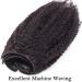 18" Afro Kinky Curly Clip in Human Hair Extensions DOUBLE WEFT #1B Natural Black (120g) - Buy Online on GoSupps.com