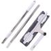 Viodmss 2X Glass Cleaning Double-Sided Telescopic Rod Window Cleaner Squeegee Wiper Long Handle Rotating Brush Scrubber - Buy Online on GoSupps.com