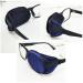 Blue Silk Eye Cover for Amblyopia & Strabismus - Adult Glasses Patch | International Shipping - Buy Online on GoSupps.com
