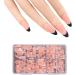 Ruarby 600x Full Cover Stick on Nail Artificial Nails French Tip False Nails Press On Nail Ballerinas False Nails for Woman MDF01 - Buy Online on GoSupps.com