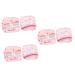 Lurrose 6 pcs storage bags for women's bandages Pad holder for period wallet made of cotton period pad storage pockets for small objects portable fabric hare student 2x3stk 13x11.5x4.5cmx3PCs