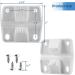 4 Pack Cooler Plastic Hinges Replacement Kit for Coleman Coolers - Buy Online on GoSupps.com