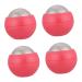 Beaupretty 4 pieces hand massage ball Cosmetician delivers cold roller ball football roller manual massage devices facial tools.