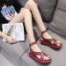 CrEev Women's Summer Sandals - Fashion Platform Shoes Non-Slip & Stylish (Sizes 6 & 7) - Shop Now! - Buy Online on GoSupps.com