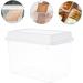 PRETYZOOM Box Bread Toast Box Fridge Refrigerator Fruit Holder Plastic Fresh Keep Holder Food Fresh Container - Buy Online on GoSupps.com