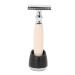 Sluffs manual scraper scraper holder base double-edged grip razorable traditional tools spare stands razor accessories (non-straight white) broken white