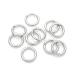 CRAFTMEMORE Open Jump Rings  Split Rings Connectors for DIY Jewelry Finding Making Craft Accessories (8 mm x 100pcs  Silver) 8 mm x 100pcs Silver