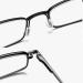Buy Zjiex Mini Reading Glasses for Men & Women - Super Light Metal Frame Blue Light Blocking | Portable 2.5 & 3.0 Strength Options in Black - Buy Online on GoSupps.com