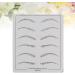 OHPHCALL 6 Pcs eye brow shaping kit eye brow practice skin eyebrow microblading set eyebrow trimming - Buy Online on GoSupps.com