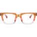 LIGOES Women & Men Retro Square TR90 Anti Blue Light Eyeglasses | Fashion Eyewear - Yellow Orange Clear - Buy Online on GoSupps.com