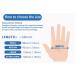 Gants jetable en nitrile Bleu Pack de 100 pieces taille S M L sans poudre pour nettoyage cuisine Gants de protection Large - Buy Online on GoSupps.com