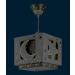 Dalber Fluorescent Hanging Lamp Moon and Star - Grey 63232E | Stylish Kids Lighting for Global Shipping - Buy Online on GoSupps.com