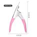 Tingdongwei Nail Clippers - Stainless Steel Tip Cutter for Artificial & False Nails (Pink) | Perfect Manicure Tool - Buy Online on GoSupps.com
