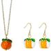 Vsilay Lianxue Orange Persimmon Collarbone Necklace - Unique Jewelry Gift for Women | International Shipping - Buy Online on GoSupps.com