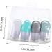 Ipetboom 1 Set Silica Gel Bottle Travel Cosmetic Containers Travel Liquid Container Cleaning Solution Bottle Travel Makeup Bottle Travel Lotion Press Tubes Travel Bottle Portable - Buy Online on GoSupps.com