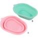 Dajidafu Makeup Brush Cleaning Mat Reusable Folding Cosmetic Tools Washing Pad Portable Eyeliner Applicators Scrubber Household Green - Buy Online on GoSupps.com