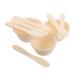 Set D outils pour Masque Facial 12 Pi ces Comprenant Bols M langeurs en Plastique X2 Spatules et Planches Masque X6 pour Soins Visage DIY et Beaut Domicile