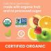 Fruily Organic Vitamin C Boost Gummies - Mixed Fruit Flavor - 60 Count - Buy Online on GoSupps.com