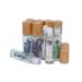 10ml Roll On Bottle With Gemstone Rollerball&Crystal Chips Inside,10 Packs Glass Roller Bottles Essential Oil Sample Bottles(Bamboo Lids)