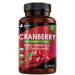 Cranberry Tablets Triple Strength 30 000mg - 120 Cranberry Supplements Enriched with Vitamin C & D - Cranberry Supplements for Women and Men - Vegan Cranberry Tablets Made in UK by New Leaf 120 count (Pack of 1)