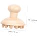 Healvian Wooden Massage Comb - Gua Sha Head Massager for Dandruff & Lymphatic Therapy - Natural Beech Child-Friendly Scraper - Buy Online on GoSupps.com