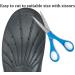 Memory Foam Insoles Shoes Inserts for Men and Women - Kids Size L (Men's 8-12/ Women 10-15) - Buy Online on GoSupps.com