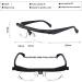 Adjustable Myopia Glasses with Adjustment Wheel | Unisex Nearsighted & Farsighted Reading Glasses - 2pc Set - Buy Online on GoSupps.com