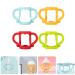 Subsofan 4-Piece Silicone Baby Bottle Covers & Suction Handles - Perfect for Newborns - Buy Online on GoSupps.com