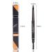 Jutqut 6PCS Dark Brown Eyebrow Pencil Eyeliner Set - Waterproof, Long Lasting Eye Makeup for Women - 05 Dark Coffee - Buy Online on GoSupps.com