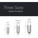 Stainless Steel Pill Holder Keychain with Carabiner Clip | Large Pill Fob for Travel & Daily Use - Buy Online on GoSupps.com